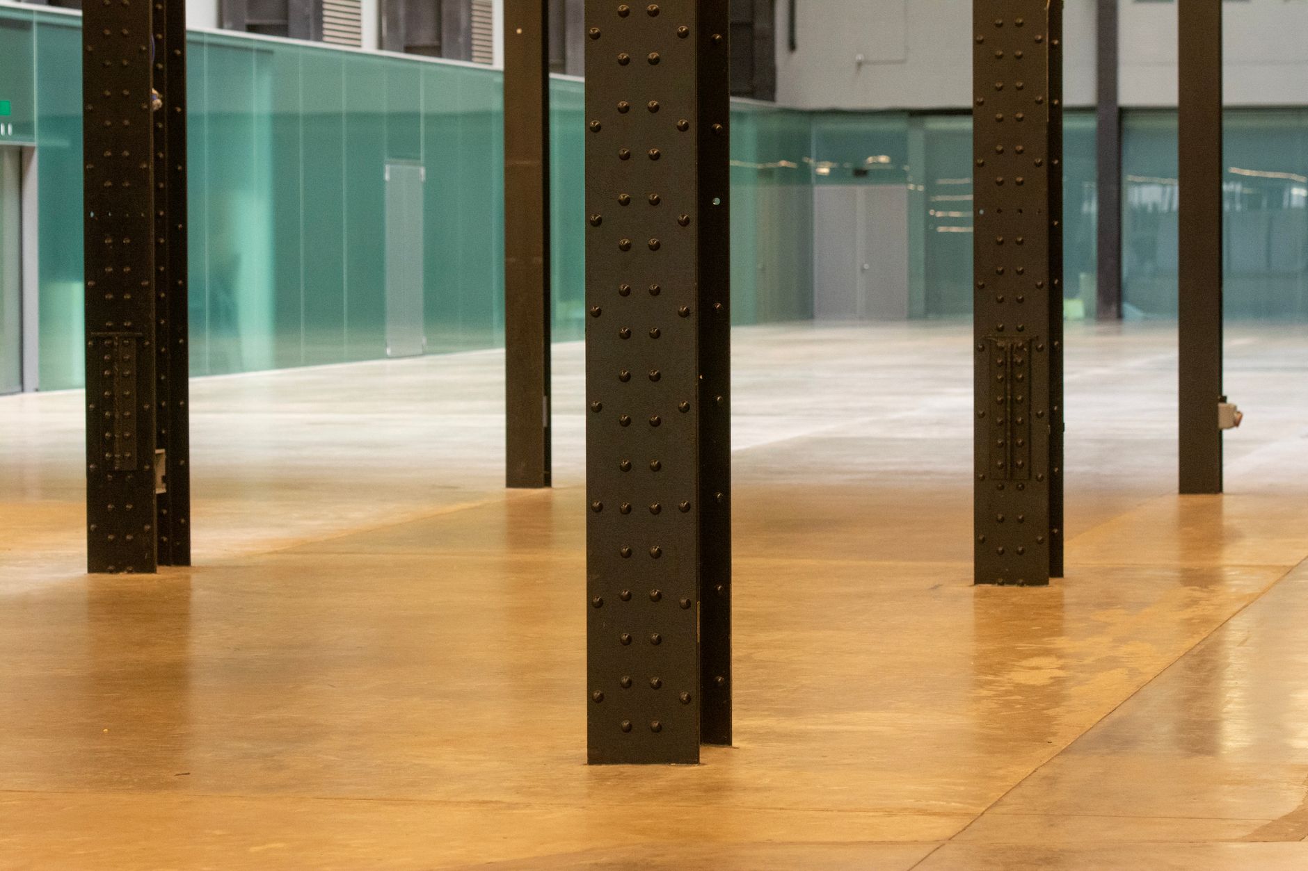 Warehouse floor — strip & burnish — after Brightwork