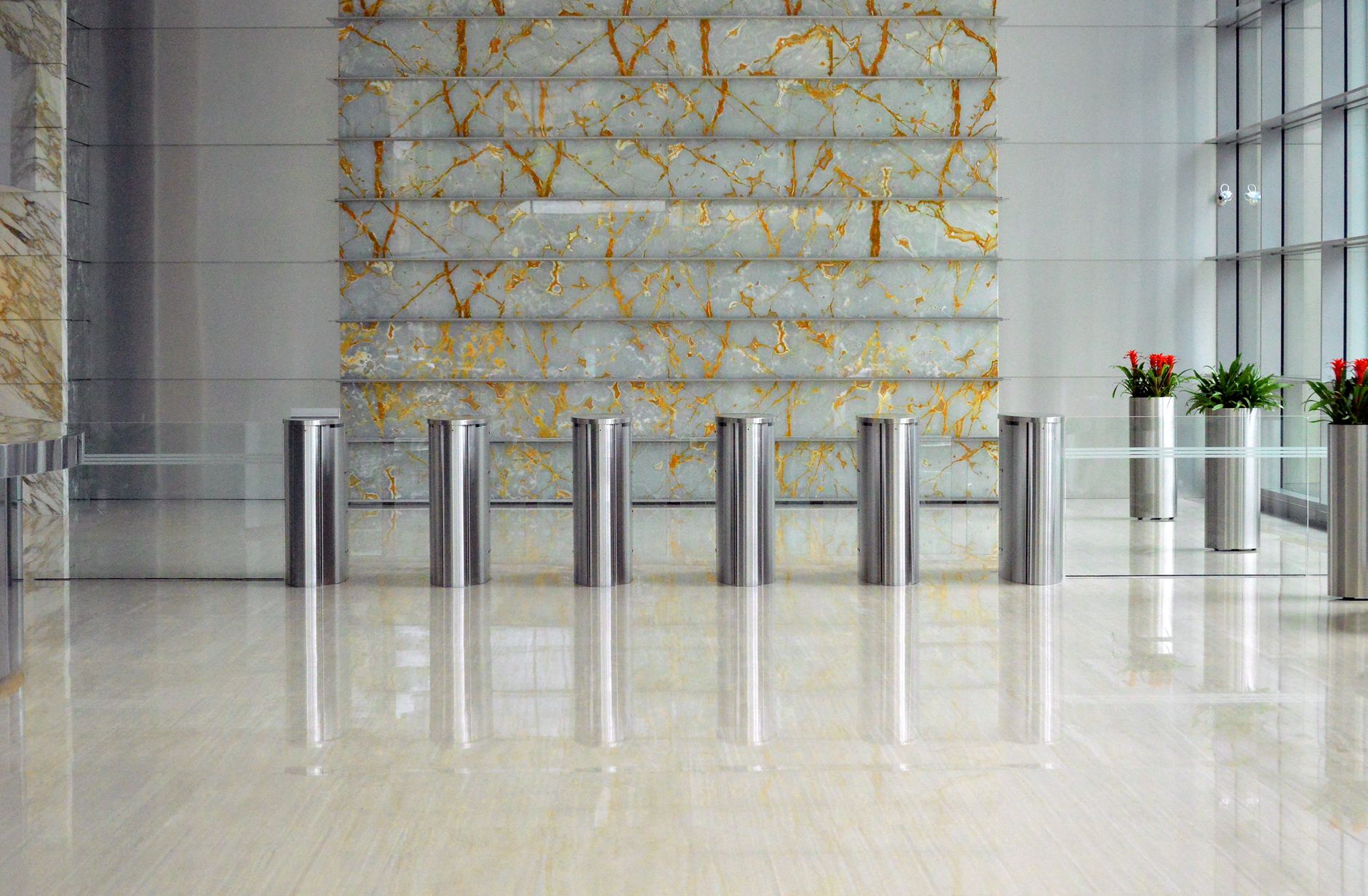 Class-A lobby — nightly program — after Brightwork